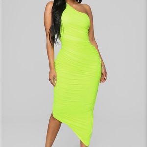Fashion Nova one shoulder dress